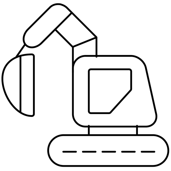 icon of an excavator