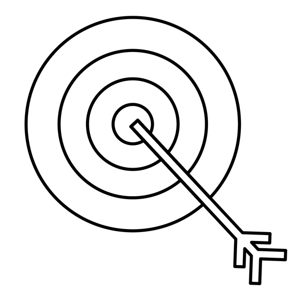 Bullseye target icon