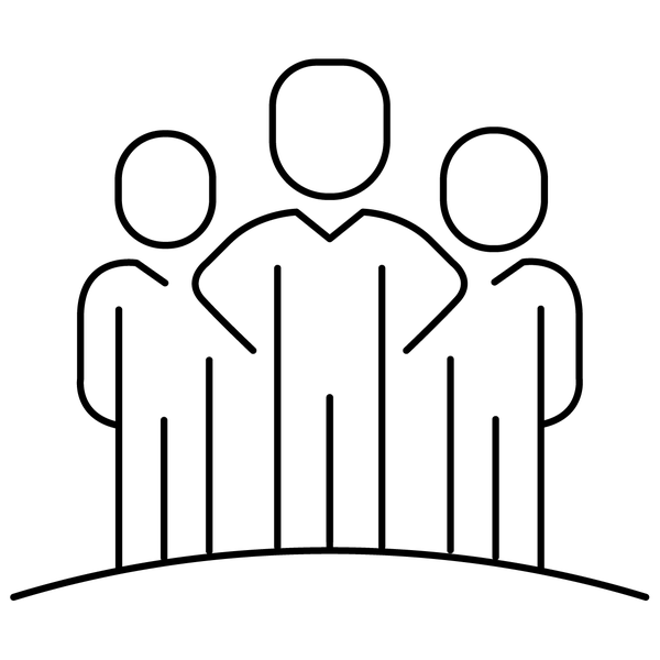 Icon of a team of people