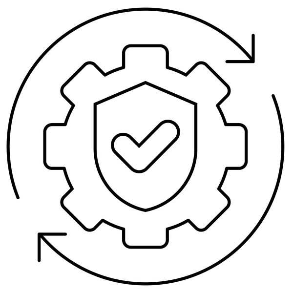 Cyber Operation Safety Icon